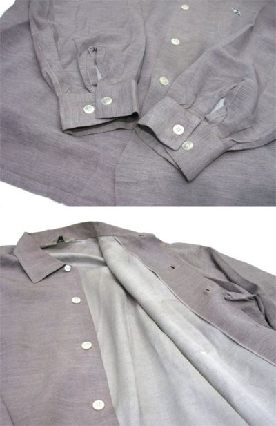 画像2: 1960's "CLUBMAN" L/S Box Style Shirts　size L (表記 L 16 - 16 1/2)