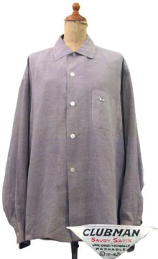 画像1: 1960's "CLUBMAN" L/S Box Style Shirts　size L (表記 L 16 - 16 1/2) (1)