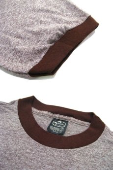 画像5: DEAD STOCK 1980's "Anvil" Crew Neck Trim T-Shirts　made in USA　BROWN　size M (表記 M) (5)