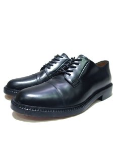 画像1: "J.CREW" Straight-Tip Leather Shoes　BLACK　size 7 1/2 (25.5cm) (1)