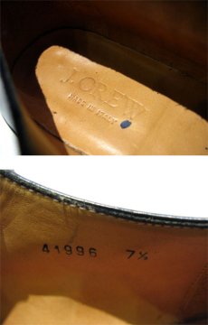 画像4: "J.CREW" Straight-Tip Leather Shoes　BLACK　size 7 1/2 (25.5cm) (4)