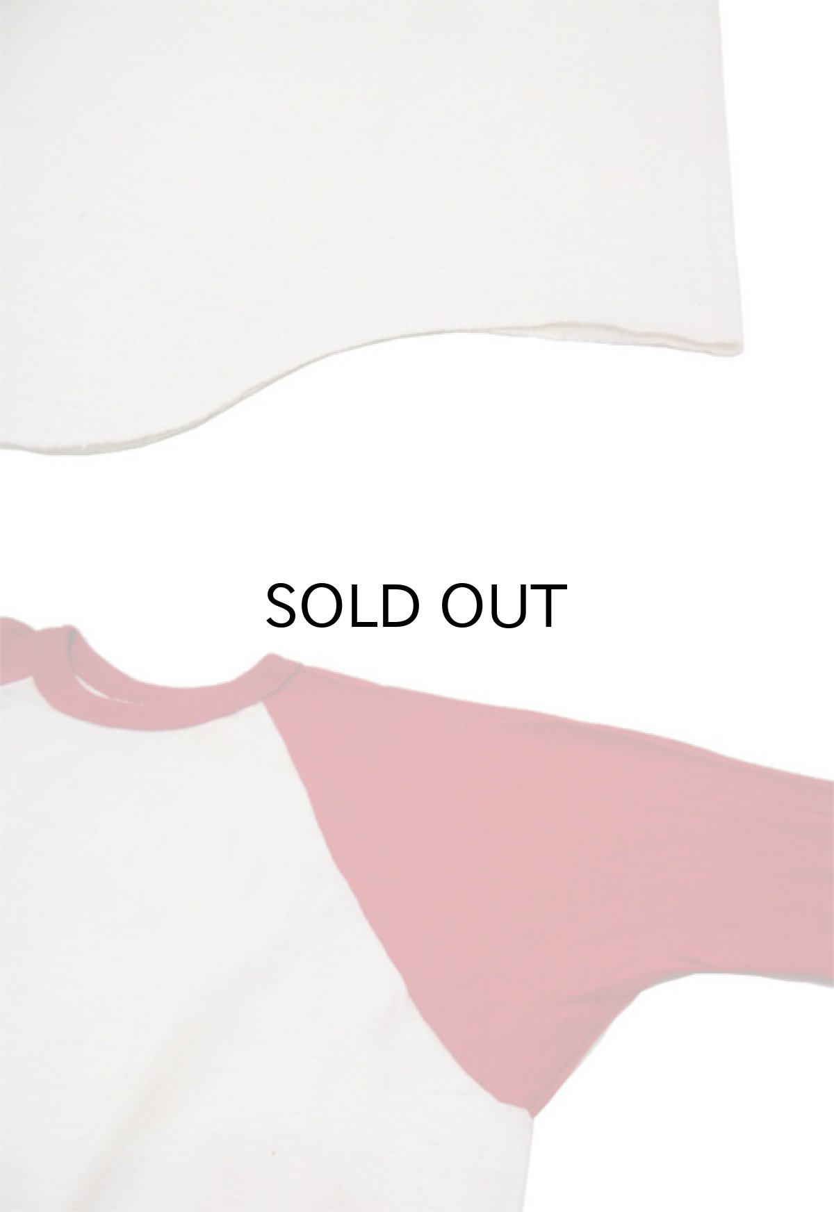 画像5: B) DEAD STOCK 1980's "Rawlings" Raglan Sleeve Baseball T-Shirts NATURAL / RED size L (表記 XL) (5)