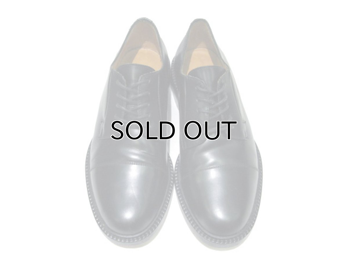 画像3: "J.CREW" Straight-Tip Leather Shoes BLACK size 7 1/2 (25.5cm) (3)