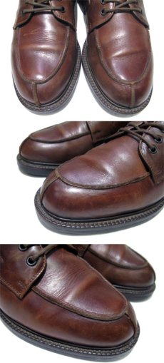画像4: "Kenneth Cole" U-Tip Leather Shoes　BROWN　size 8 (26cm) (4)