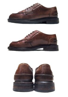 画像3: "Kenneth Cole" U-Tip Leather Shoes　BROWN　size 8 (26cm) (3)