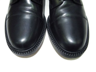 画像2: "J.CREW" Straight-Tip Leather Shoes　BLACK　size 7 1/2 (25.5cm)