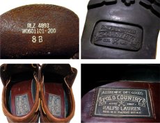 画像4: ~1990's "Polo Country - Ralph Lauren" Leather Deck Shoes　BROWN　size 8 B (25cm) (4)