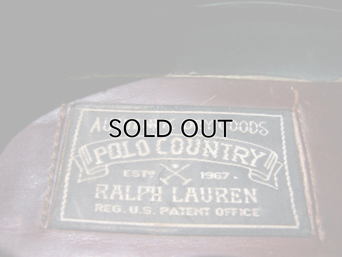 画像5: ~1990's "Polo Country - Ralph Lauren" Leather Deck Shoes BROWN size 8 B (25cm) (5)