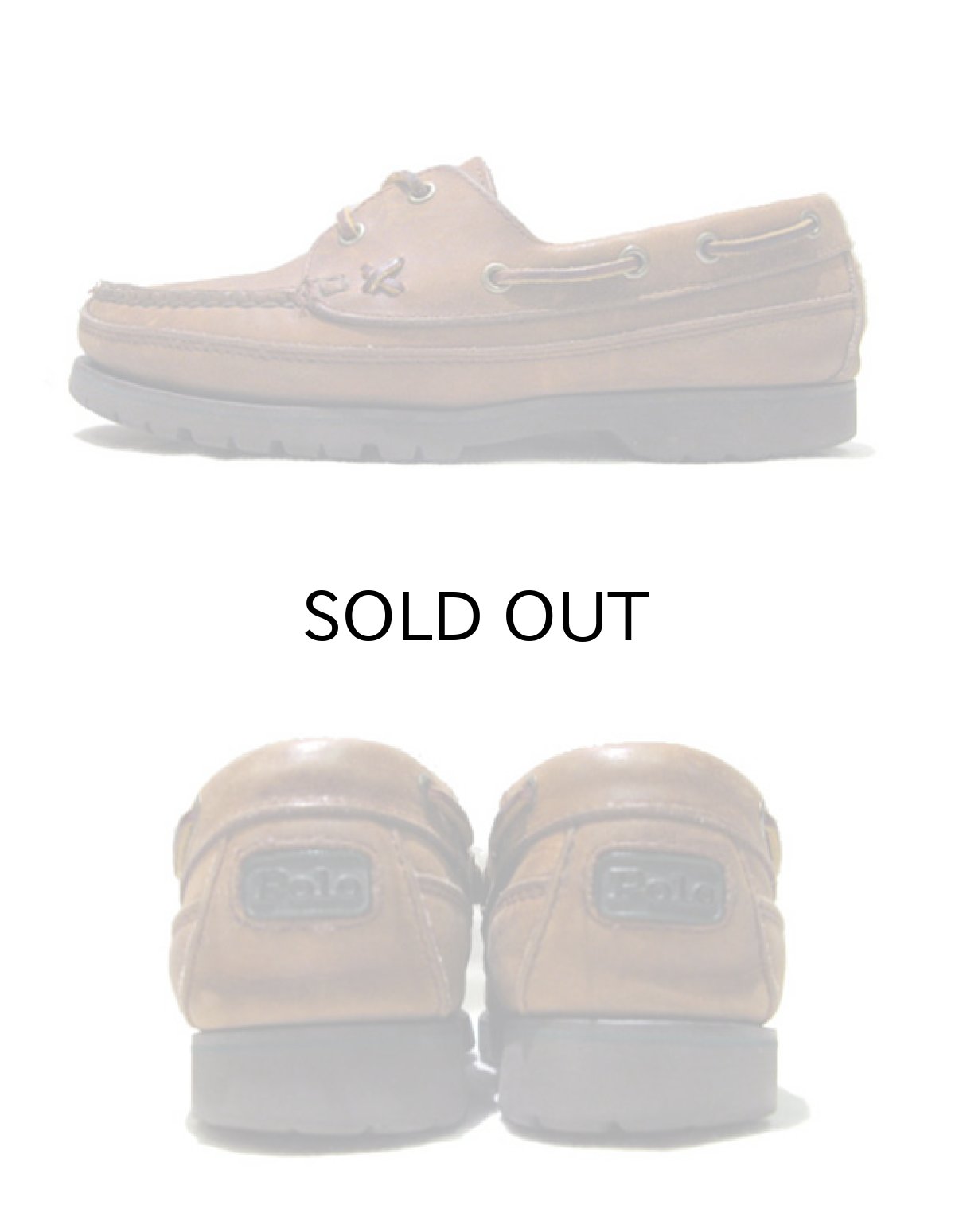 画像3: ~1990's "Polo Country - Ralph Lauren" Leather Deck Shoes BROWN size 8 B (25cm) (3)