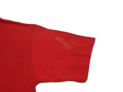 画像1: 1980's BMOC "3703 BMTS" Print T-Shirts　RED　size S (表記 M)