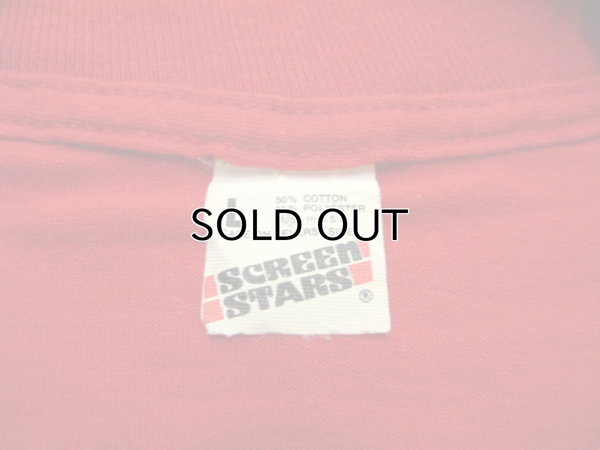 画像3: 1980's Screen Stars "HORSE" Print T-Shirts　RED　size M (表記 L) (3)