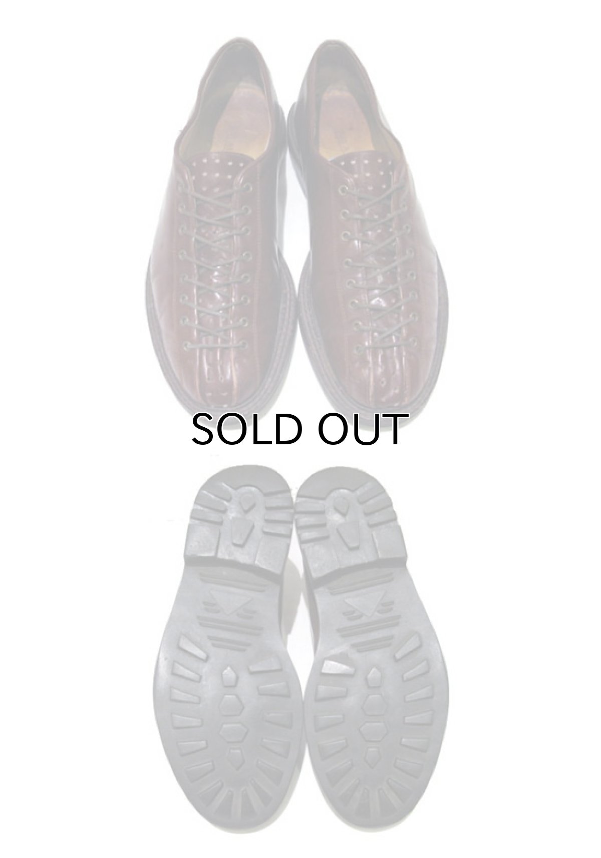 画像2: EUROPE "CIR AUDON" Leather Shoes BROWN size 41 1/2 ( 26~26.5cm ) (2)