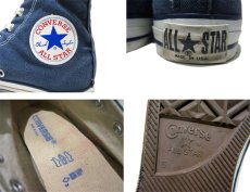 画像4: 1990's "CONVERSE" ALL STAR Hi Canvas Sneaker made in USA　NAVY 　size US 6 (24.5cm) (4)