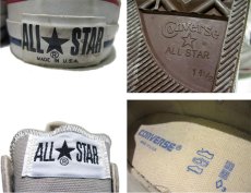 画像4: 1990's "CONVERSE" ALL STAR Low Canvas Sneaker made in USA　GREY 　size US11 1/2 (30cm) (4)