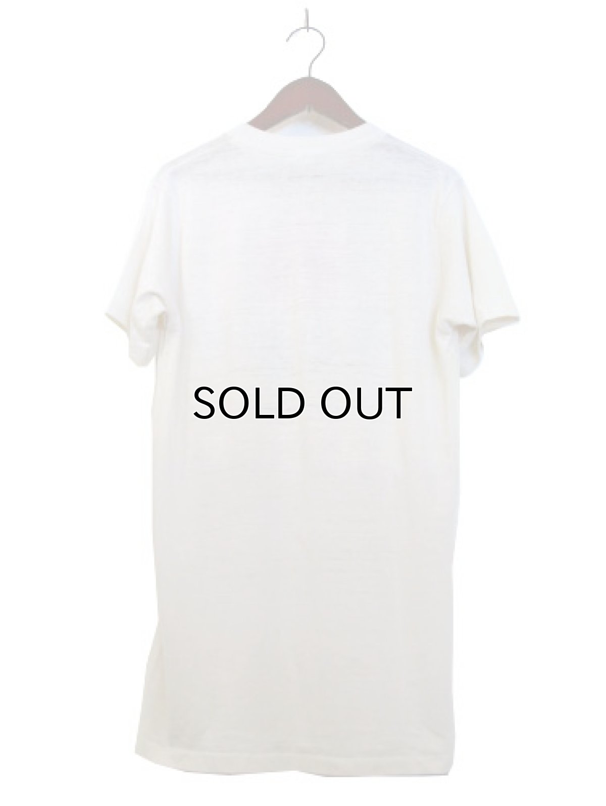 画像2: 1980's SANDY-T "O'Keefe" Print T-Shirts　BEIGE　size M-L (表記 XL) (2)