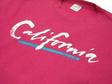 画像4: 1980's Sportswear "California" Print T-Shirts　PINK　size S (表記 M) (4)