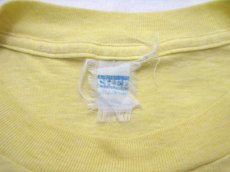 画像3: ~1980's CHED "CRAZY EDDIE" Print T-Shirts　YELLOW　size L (表記 不明) (3)