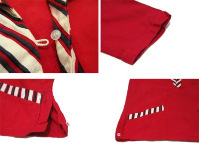 画像2: 1960's "LA JOLLA Sportswear" S/S Pullover Shirts　RED　size M (表記 )