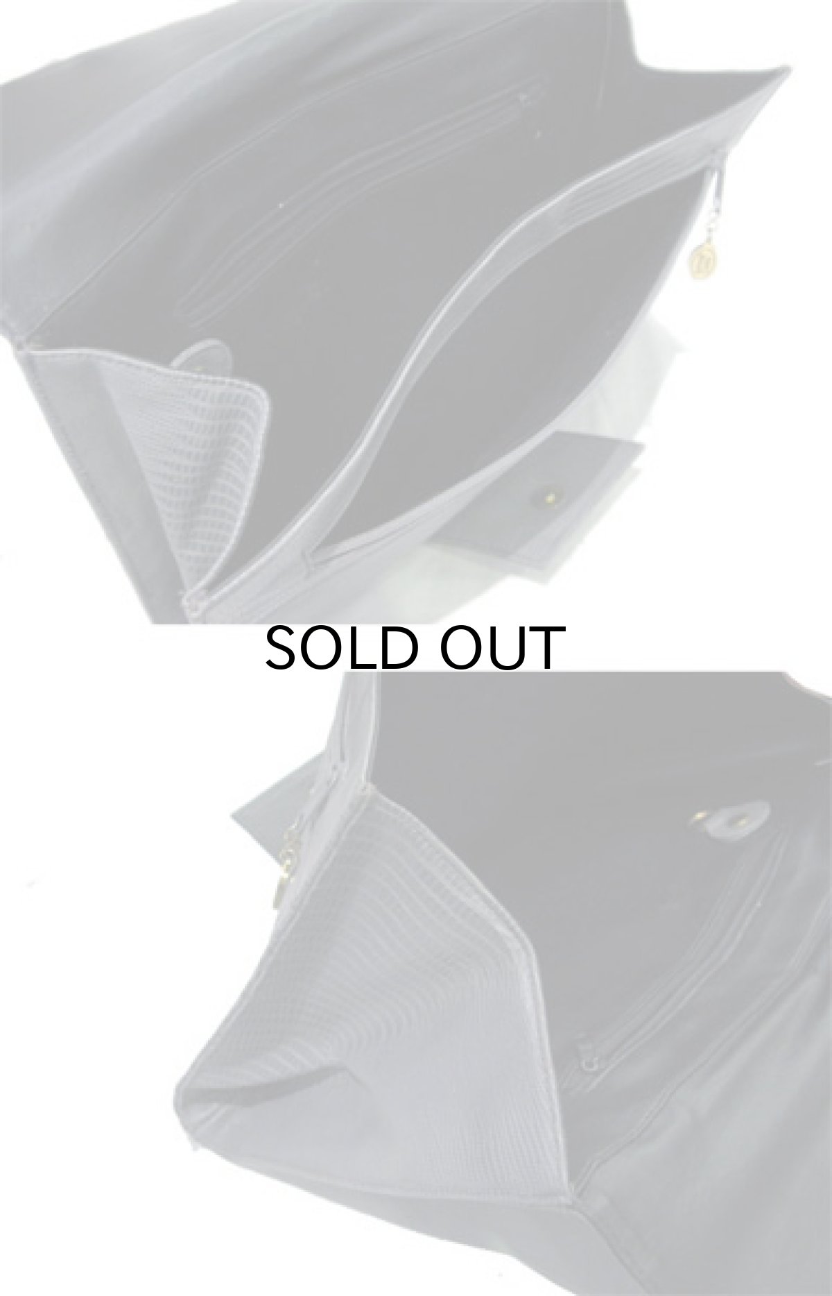 画像5: "Marco Avane" Shoulder x Clutch 2way Bag　GREY (5)