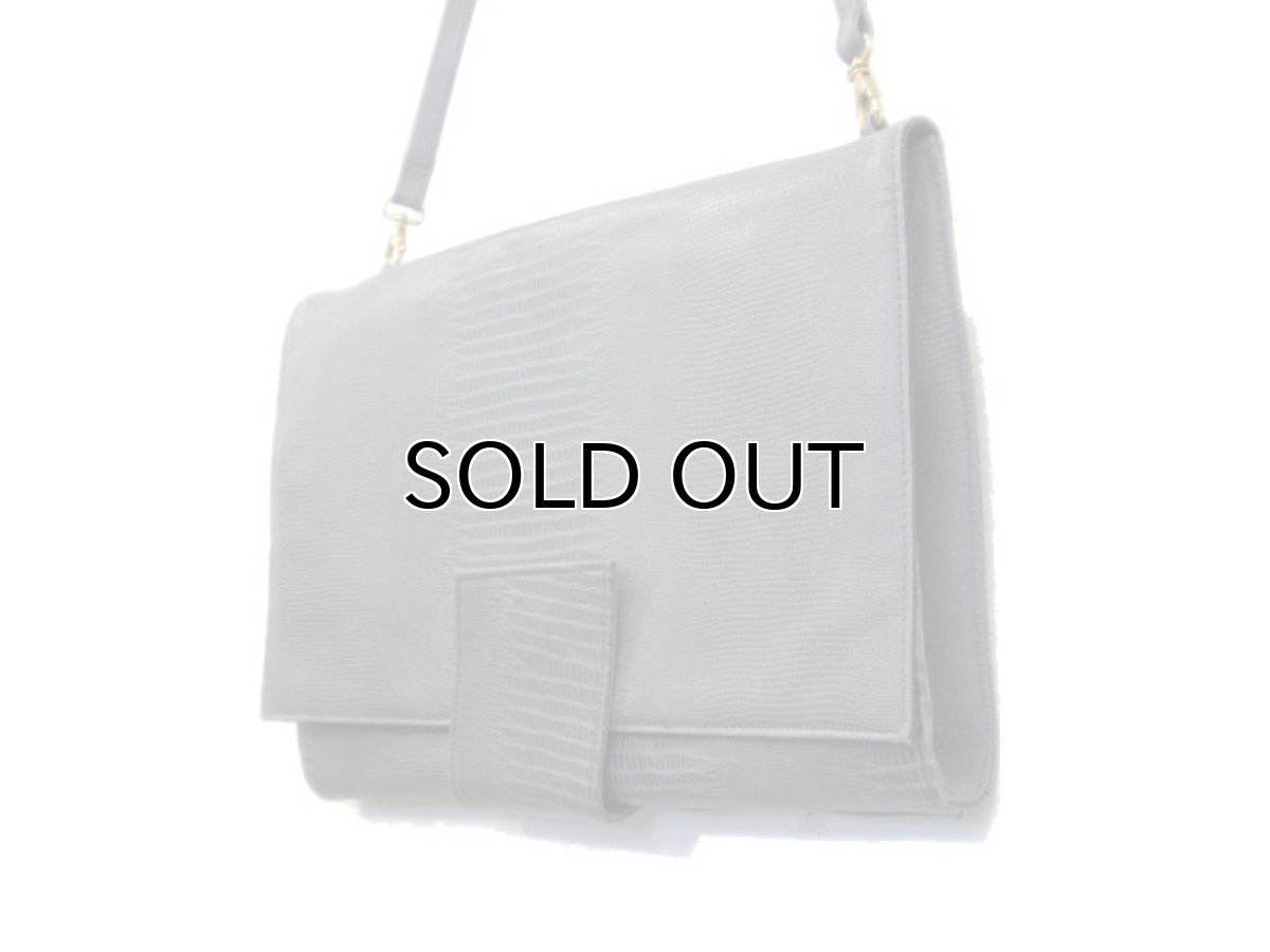 画像3: "Marco Avane" Shoulder x Clutch 2way Bag　GREY (3)