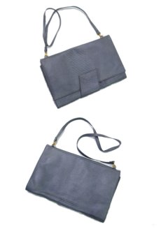 画像2: "Marco Avane" Shoulder x Clutch 2way Bag　GREY (2)