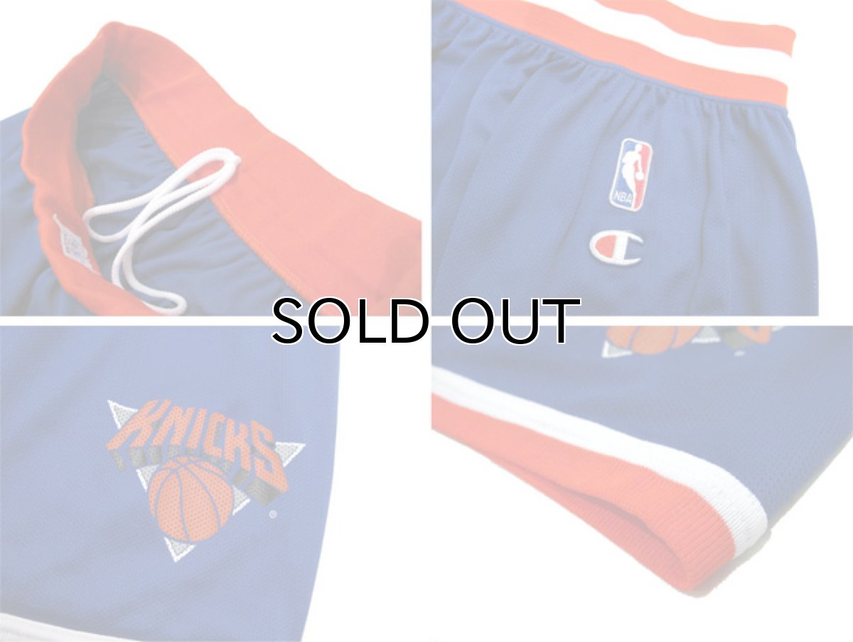 画像4: 1980's Champion "KNICS" Game Shorts　BLUE　size L (36-38) (4)