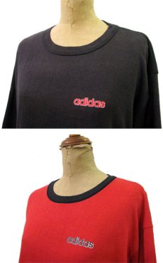 画像3: 1980's "adidas" Reversible T-Shirts　BLACK / RED　size M (表記 なし) (3)