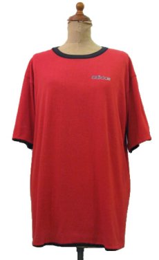 画像2: 1980's "adidas" Reversible T-Shirts　BLACK / RED　size M (表記 なし) (2)