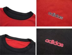 画像4: 1980's "adidas" Reversible T-Shirts　BLACK / RED　size M (表記 なし) (4)