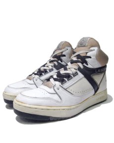 画像1: 1980's "LA GEAR" Basketball Shoes　WHITE / BLACK　size 9 1/2 ( 27.5 cm ) (1)