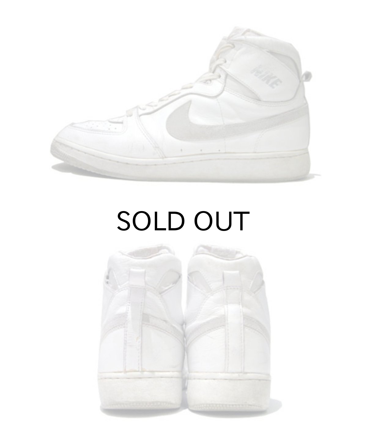 画像2: 1980's NIKE "Convention" Basketball Shoes WHITE / GREY size 13 ( 31cm ) (2)