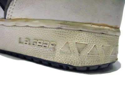 画像3: 1980's "LA GEAR" Basketball Shoes　WHITE / BLACK　size 9 1/2 ( 27.5 cm )