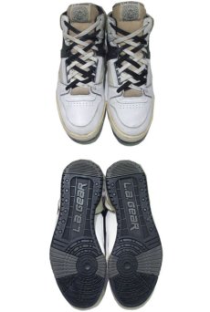 画像2: 1980's "LA GEAR" Basketball Shoes　WHITE / BLACK　size 9 1/2 ( 27.5 cm ) (2)