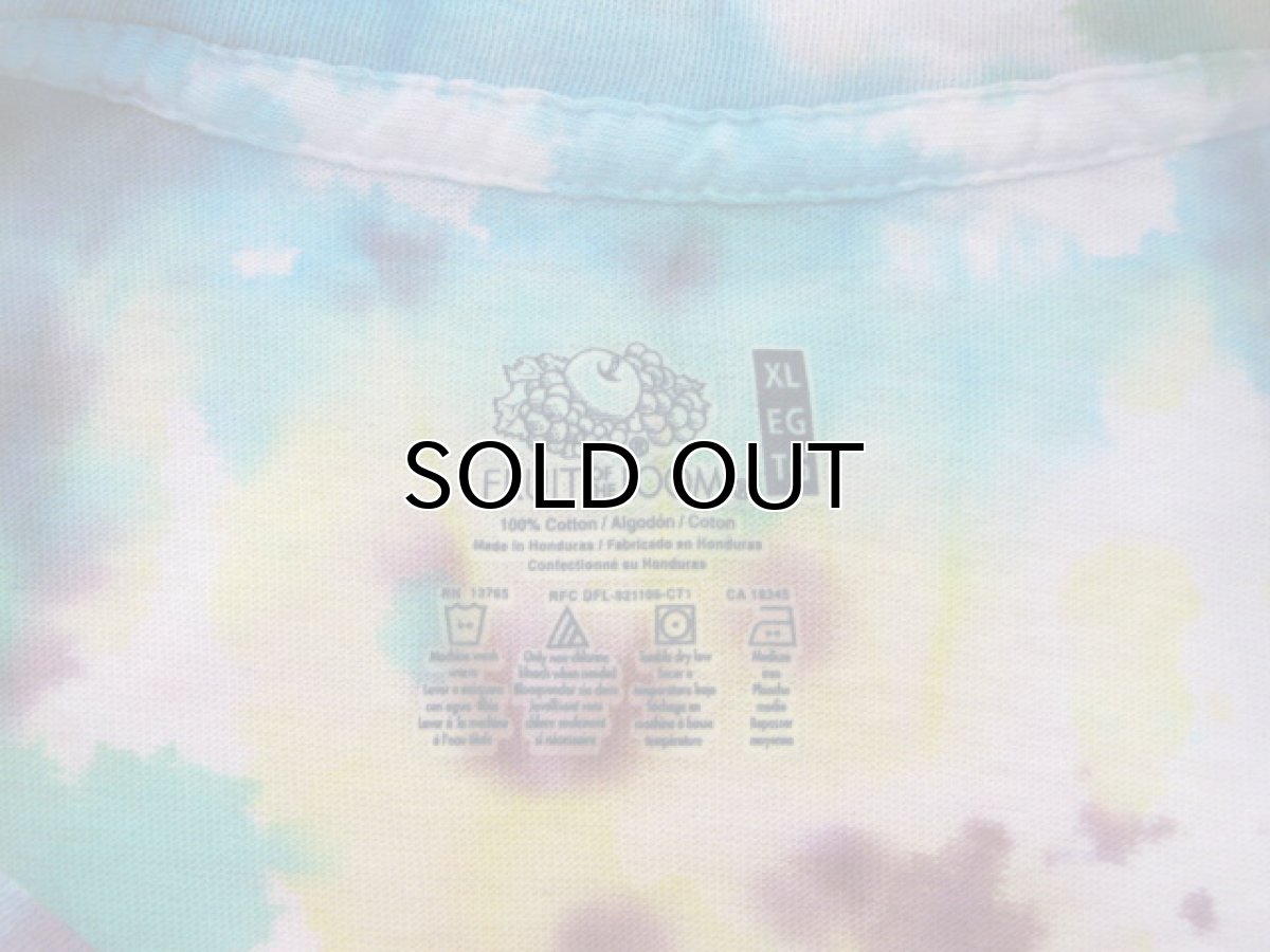 画像3: Fruit of the Room TIE-DYE T-SHirts　Multi Color　size L - XL (表記 XL) (3)