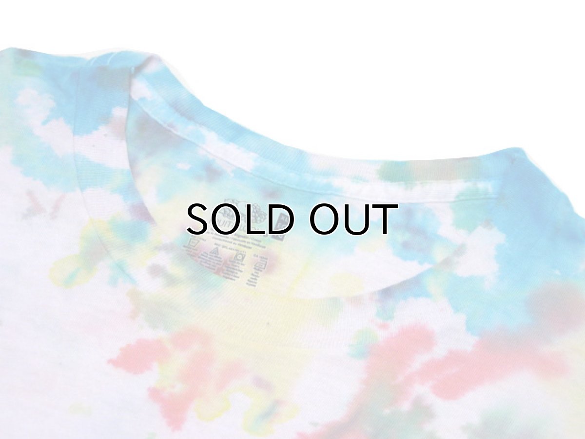 画像4: Fruit of the Room TIE-DYE T-SHirts　Multi Color　size L - XL (表記 XL) (4)