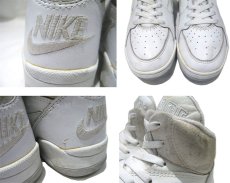 画像4: 1990's NIKE "AIR FORCE 180" Basketball Shoes　WHITE / GREY　size 10 ( 28 cm ) (4)