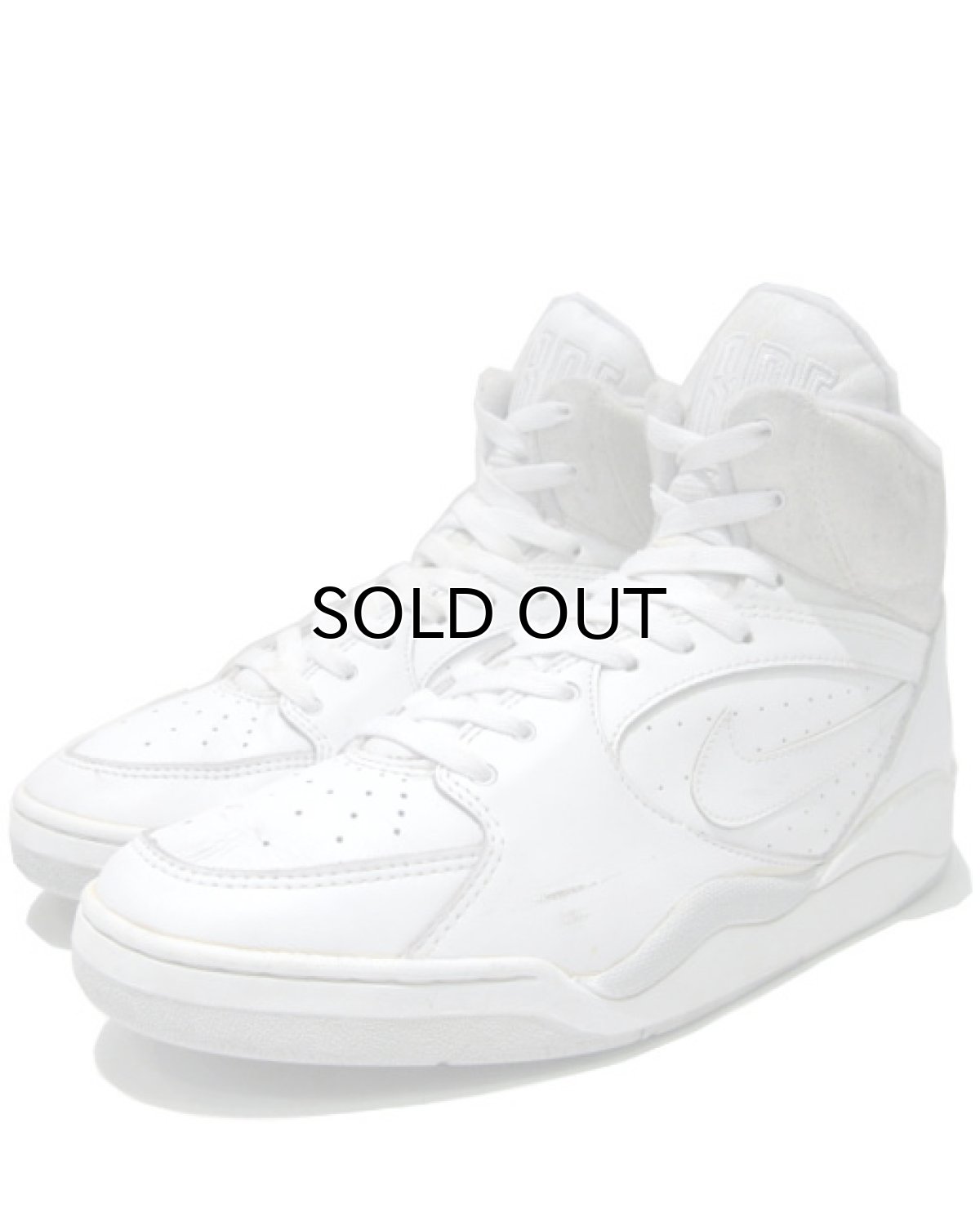 画像1: 1990's NIKE "AIR FORCE 180" Basketball Shoes　WHITE / GREY　size 10 ( 28 cm ) (1)