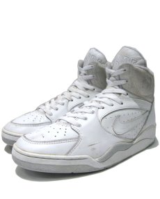 画像1: 1990's NIKE "AIR FORCE 180" Basketball Shoes　WHITE / GREY　size 10 ( 28 cm ) (1)