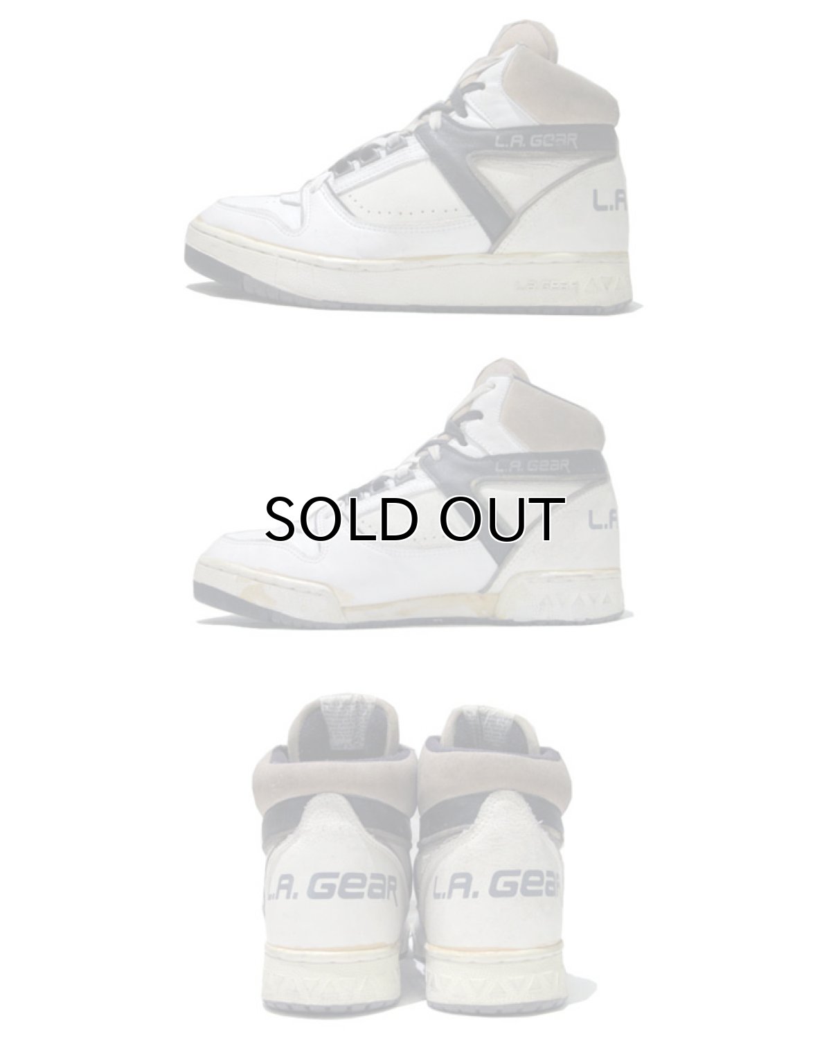 画像3: 1980's "LA GEAR" Basketball Shoes　WHITE / BLACK　size 9 1/2 ( 27.5 cm ) (3)