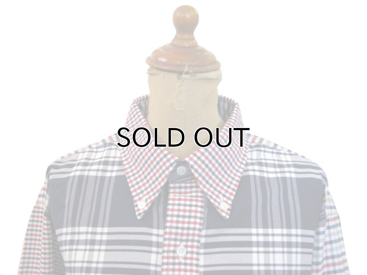 画像4: NEW "BLACK FLEECE BY Brooks Brothers" L/S Cotton B/D Shirts NAVY size L (表記 BB3) (4)