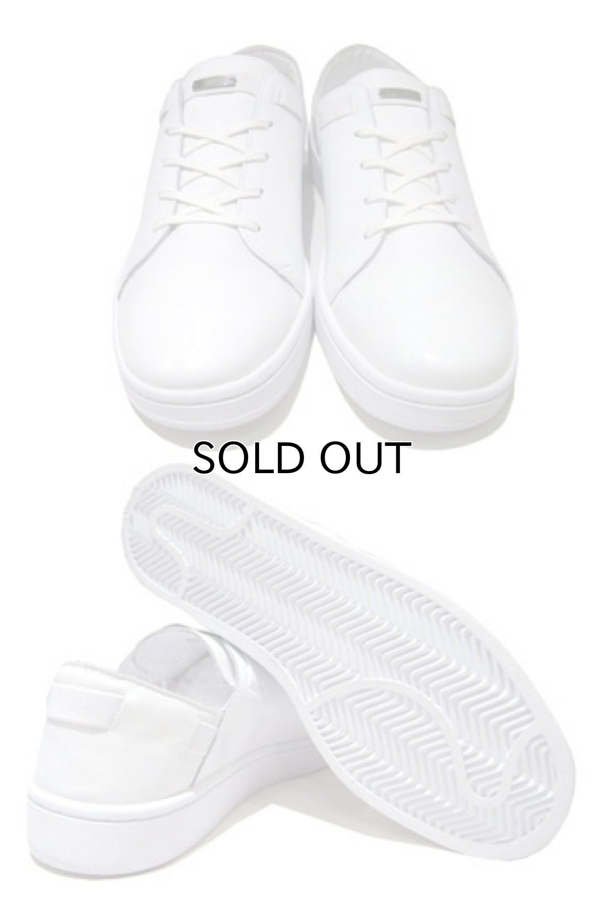 画像3: NEW adidas "SLVR" Patent x Leather Sneaker WHITE size 11 ( 29 cm ) (3)