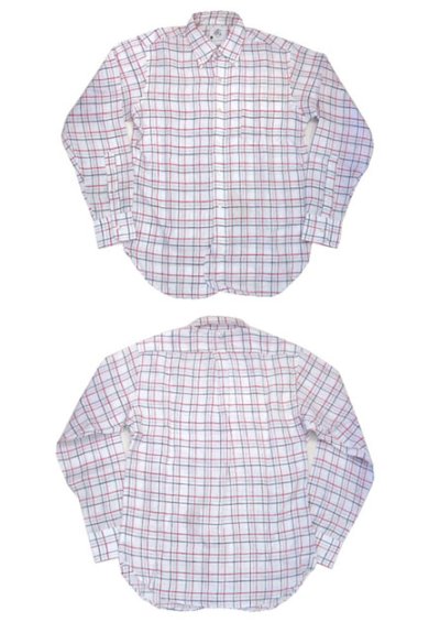 画像1: NEW "BLACK FLEECE BY Brooks Brothers" L/S Linen B/D Shirts　WHITE　size M - L (表記 BB2)