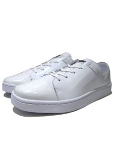 画像1: NEW adidas "SLVR" Patent x Leather Sneaker　WHITE　size 11 ( 29 cm ) (1)