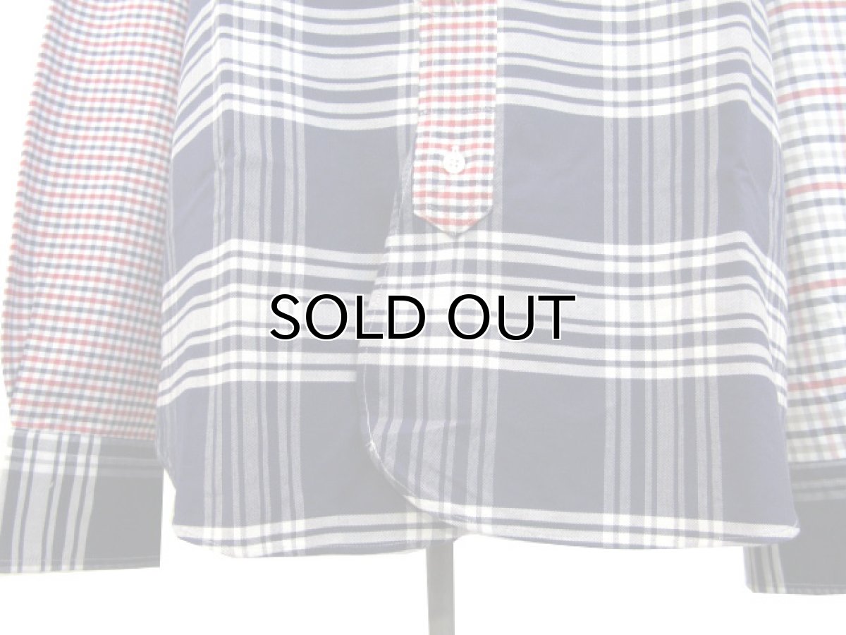 画像5: NEW "BLACK FLEECE BY Brooks Brothers" L/S Cotton B/D Shirts NAVY size L (表記 BB3) (5)