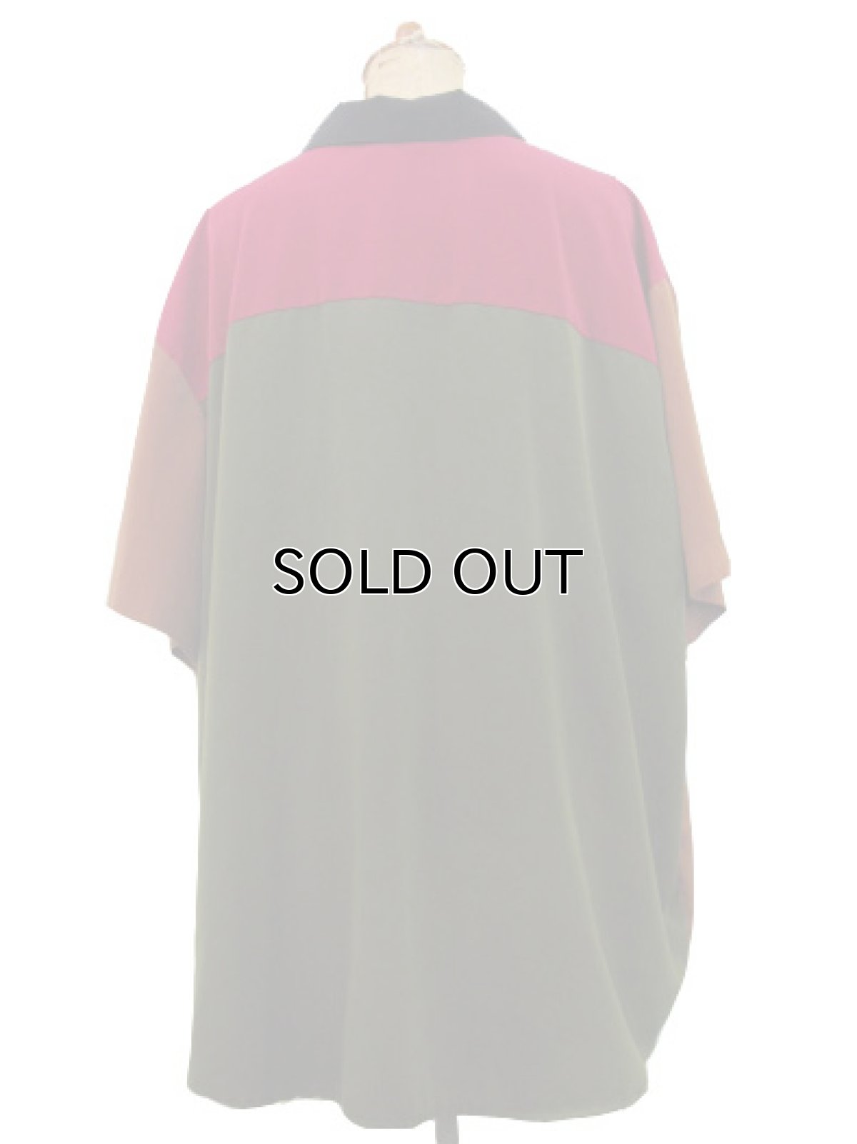 画像3: 1990's~ "teddi" S/S Mondrian Shirts Crazy Pattern size L -XL (表記 なし) (3)