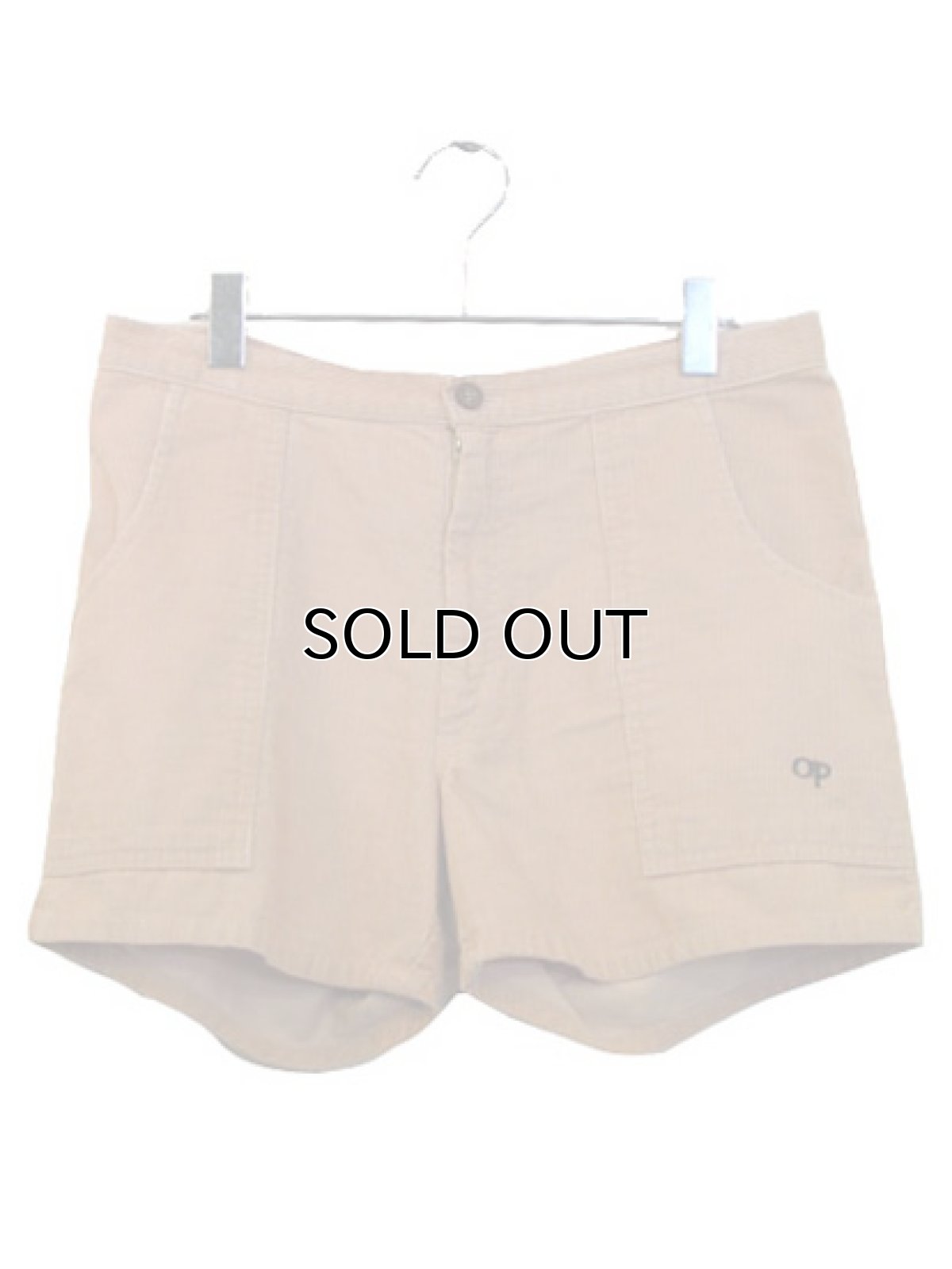 画像1: 1980's "OCEAN PACIFIC" Corduroy Shorts　"Lt.ORANGE　size w 32.5 inch (1)