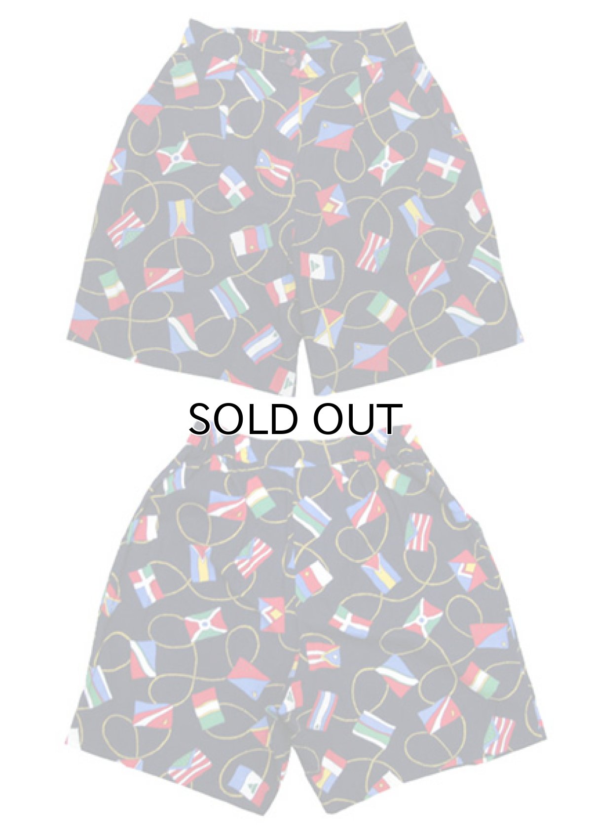 画像4: 1980's Quanium! "Flag & Rope" Short Pants　color : NAVY　size 30 inch (4)