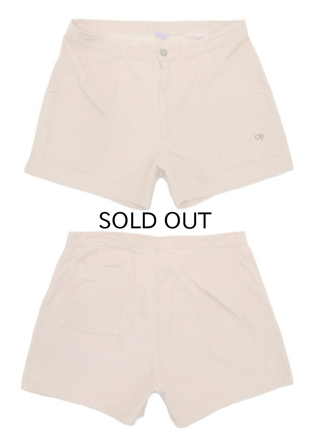 画像4: 1980's "OCEAN PACIFIC" Corduroy Shorts "Lt.ORANGE size w 32.5 inch (4)
