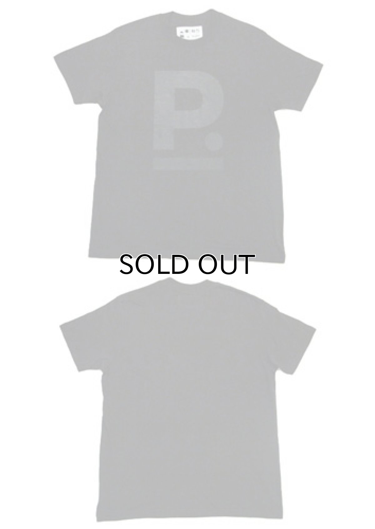 画像4: " Note and Pen the poem " ポエムのTee  " P "　BLACK / BLACK　size S (4)