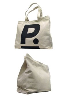 画像4: " Note and Pen the poem " ポエムのBAG  " P "　NATURAL / BLACK (4)